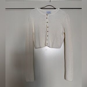 & other stories cropped cardigan